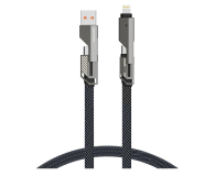 4smarts ComboCord Flat 240W USB/USB-C/Lightning 1.5m + brelok - 1535853 - zdjęcie 2